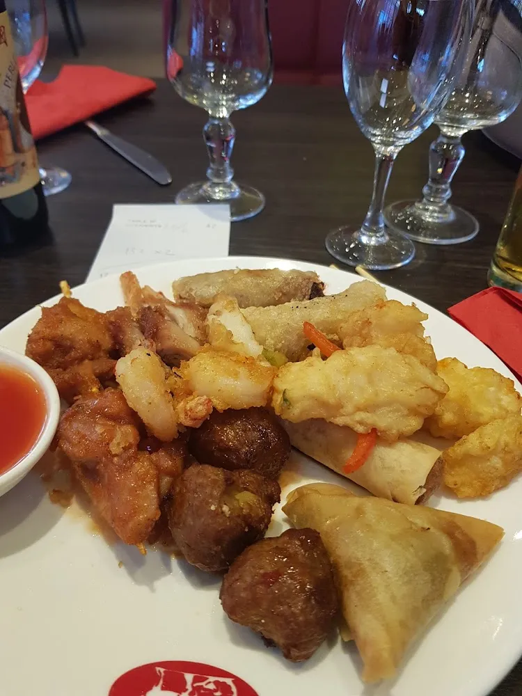 Brochette de Poulet Et Boulettes de Viande